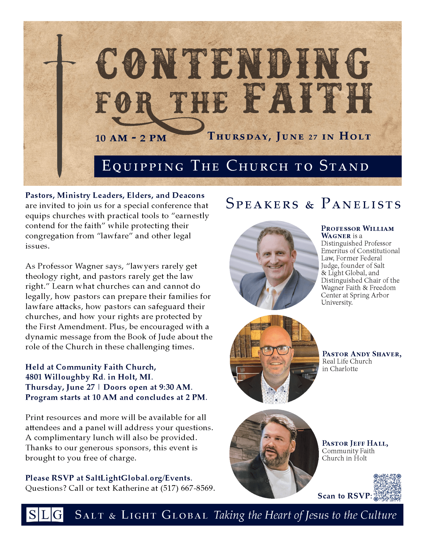 Contending for the Faith - Salt & Light Global